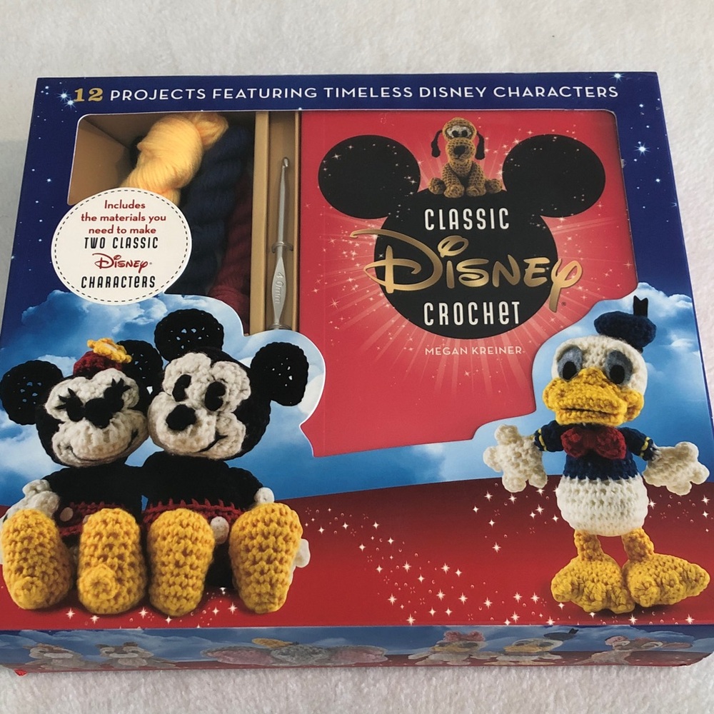 Disney Classic Mickey Mouse & Friends Crochet Knitting Kit NEW Pls Read